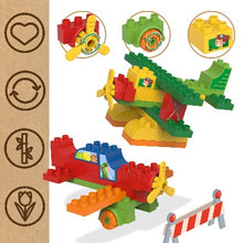 Afbeelding in Gallery-weergave laden, Duurzaam kinderspeelgoed van BiOBUDDi Vliegtuigen zijn milieuvriendelijk geproduceerd
