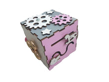 Afbeelding in Gallery-weergave laden, BabyMania Roze activiteitenkubus