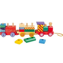Afbeelding in Gallery-weergave laden, Small Foot Houten trein met blokken