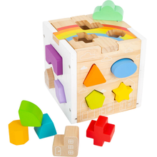 Afbeelding in Gallery-weergave laden, Small Foot Regenboog kubussen