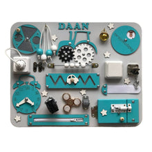 Afbeelding in Gallery-weergave laden, BabyMania Blauw activiteitenbord