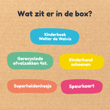 Afbeelding in Gallery-weergave laden, Kidiyo Avonturenbox: Boek, zwerfafvalpakket & speurkaart