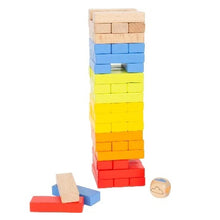 Afbeelding in Gallery-weergave laden, Small Foot Jenga Wiebel Toren Regenboog
