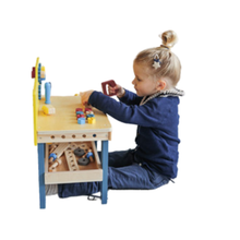 Afbeelding in Gallery-weergave laden, Small Foot Werkbank Voor Kinderen met Accessoires
