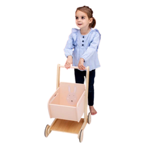 Afbeelding in Gallery-weergave laden, Trixie Houten Winkelwagen Loopwagen Konijn
