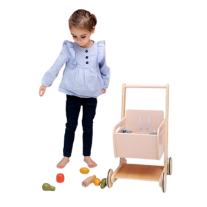 Trixie Houten Winkelwagen Loopwagen Konijn