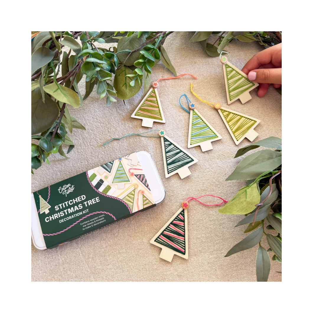 Cotton Twist Maak je eigen geweven kerstbomen