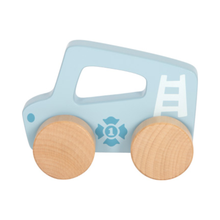 Afbeelding in Gallery-weergave laden, Small Foot Duw Speelgoed Auto Blauw
