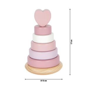 Small Foot Houten Stapeltoren Roze