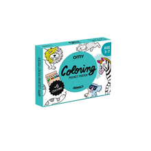 Afbeelding in Gallery-weergave laden, OMY Mini kleurposter voor onderweg - Dieren
