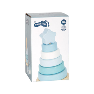 Small Foot Houten Stapeltoren Blauw