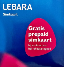 Afbeelding in Gallery-weergave laden, Rebel Cactus - Lebara prepaid simkaart met 10 euro bonus tegoed bij 1e keer opwaarderen
