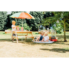 Afbeelding in Gallery-weergave laden, Plum picknicktafel met parasol
