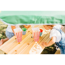 Afbeelding in Gallery-weergave laden, Plum picknicktafel met parasol
