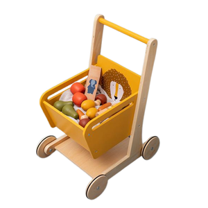 Trixie Houten Winkelwagen Loopwagen Leeuw