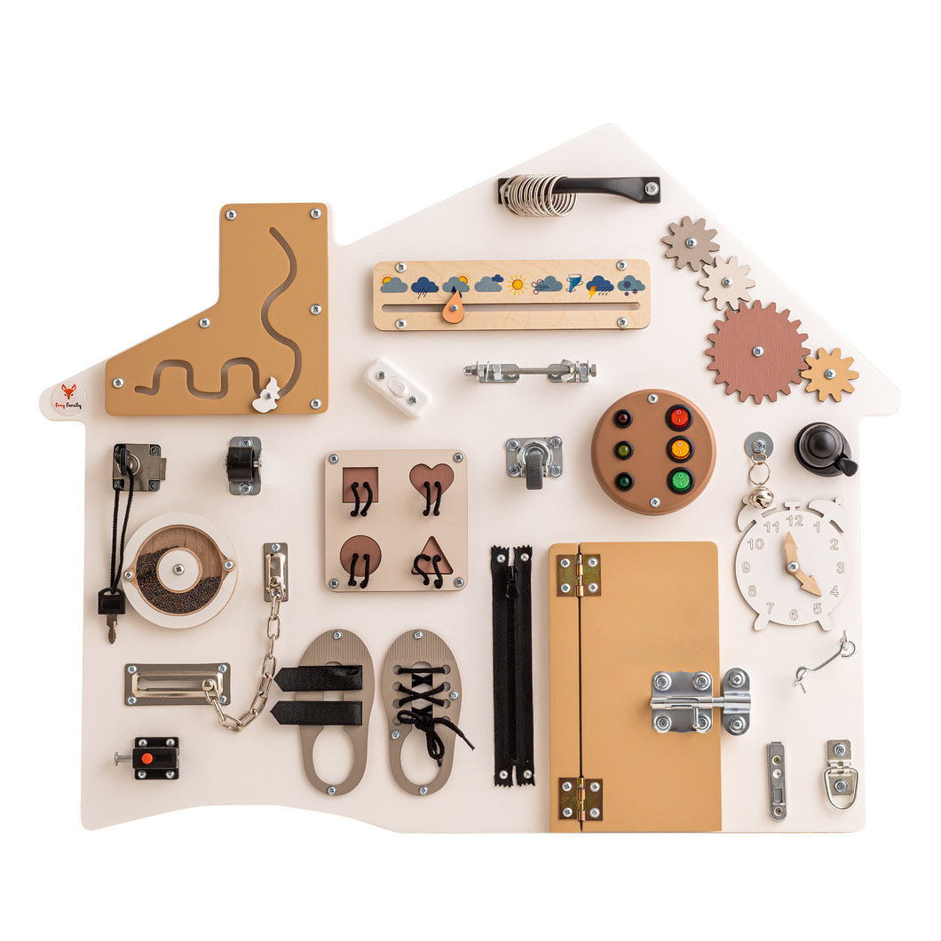 Foxy Family Activiteitenbord Huis Wit