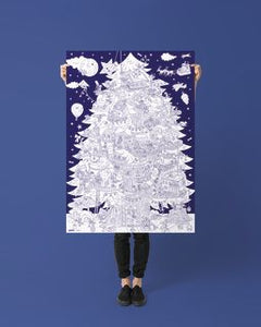 OMY Grote kerstboom poster