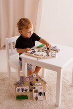 Afbeelding in Gallery-weergave laden, Foxy Family Activiteitenbord Huis Mini - Lila
