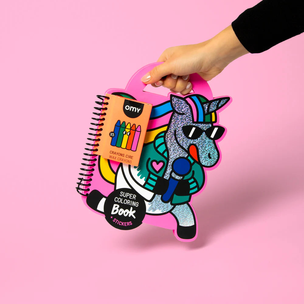 OMY Super kleur- en stickerboek Lily