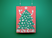 Afbeelding in Gallery-weergave laden, OMY Grote kerstboom poster met stickers
