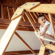 Afbeelding in Gallery-weergave laden, Goodevas Houten speelhuis met klimtouwen
