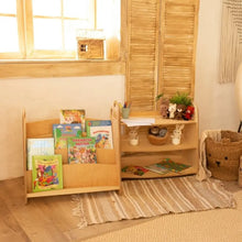 Afbeelding in Gallery-weergave laden, Goodevas Houten kinder boekenkast
