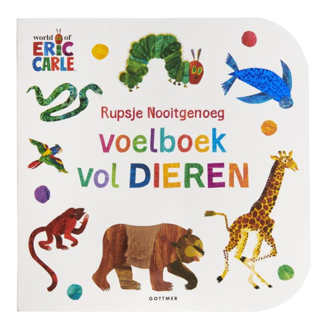 Rupsje Nooitgenoeg Voelboek vol dieren (0-2 jaar oud)