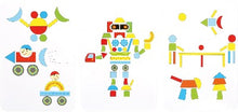 Afbeelding in Gallery-weergave laden, 3 voorbeelden van Small foot hamertje tik creaties robot ruimte 
