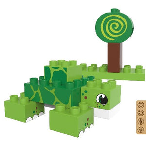 BiOBUDDi Swamp kinder speelgoed- moeras Schildpad blokken voor kinderen